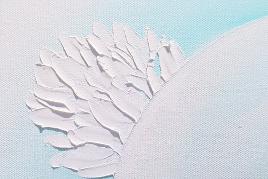 Krizantem Serisi No.10 Yağlı Boya Tablosu(140x70)