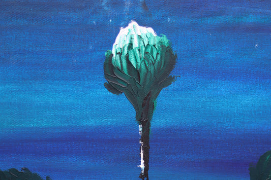 Krizantem Serisi No.01 Yağlı Boya Tablosu(100x100)