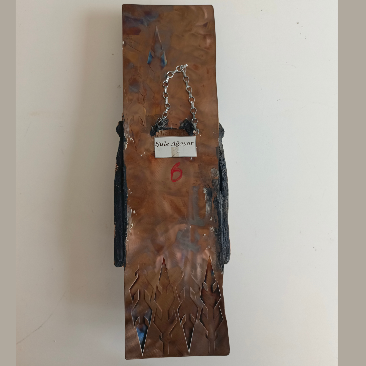 Ergenlik Maskesi Serisi No.21 Seramik-Metal Karışık Teknik Heykel