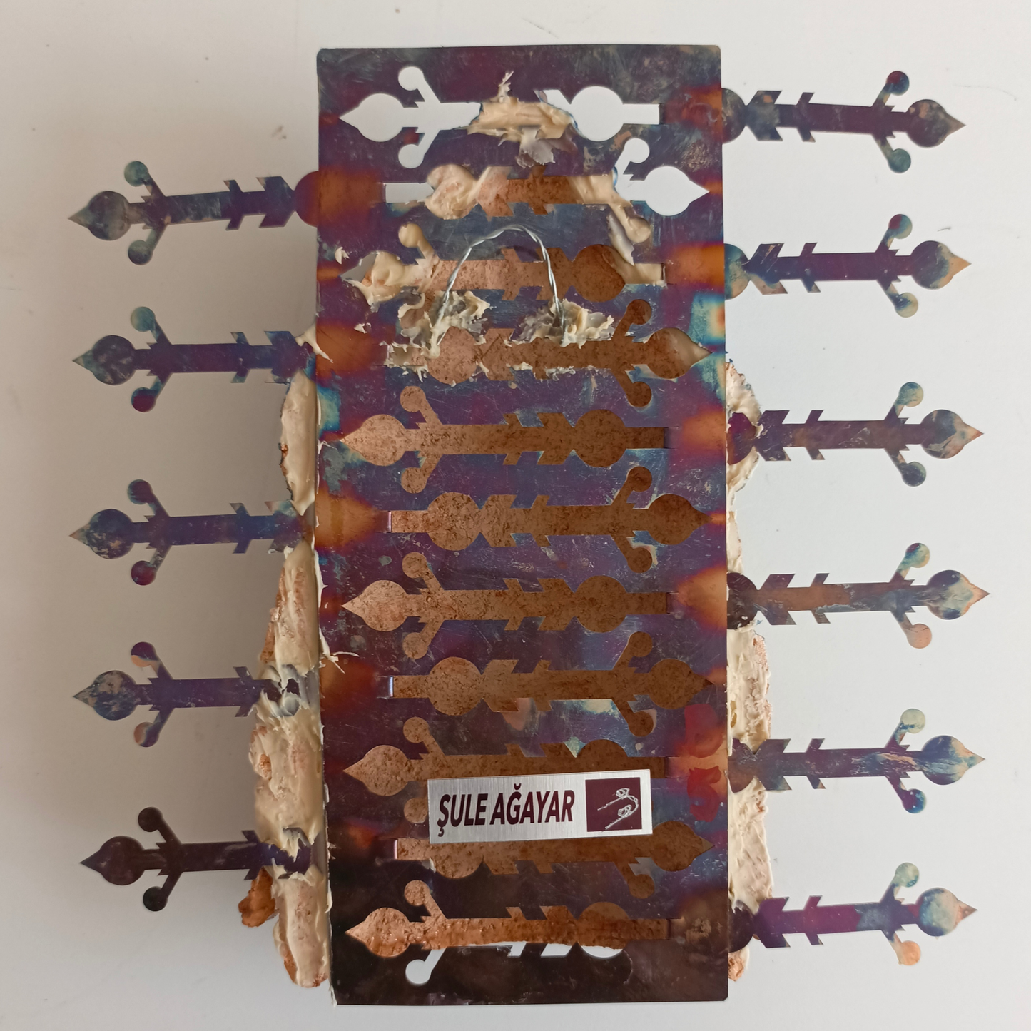 Ergenlik Maskesi Serisi No.27 Seramik-Metal Karışık Teknik Heykel