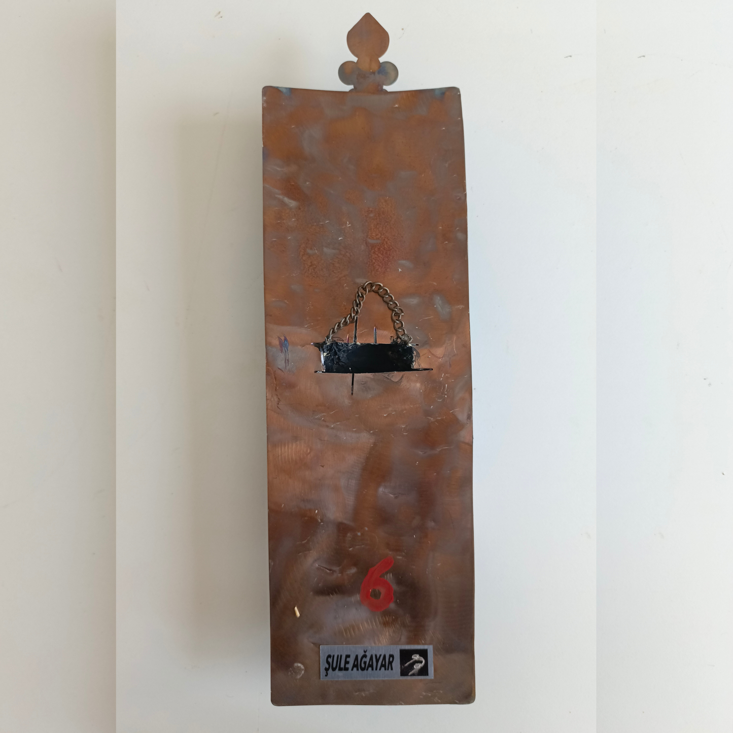 Ergenlik Maskesi Serisi No.34 Seramik-Metal Karışık Teknik Heykel