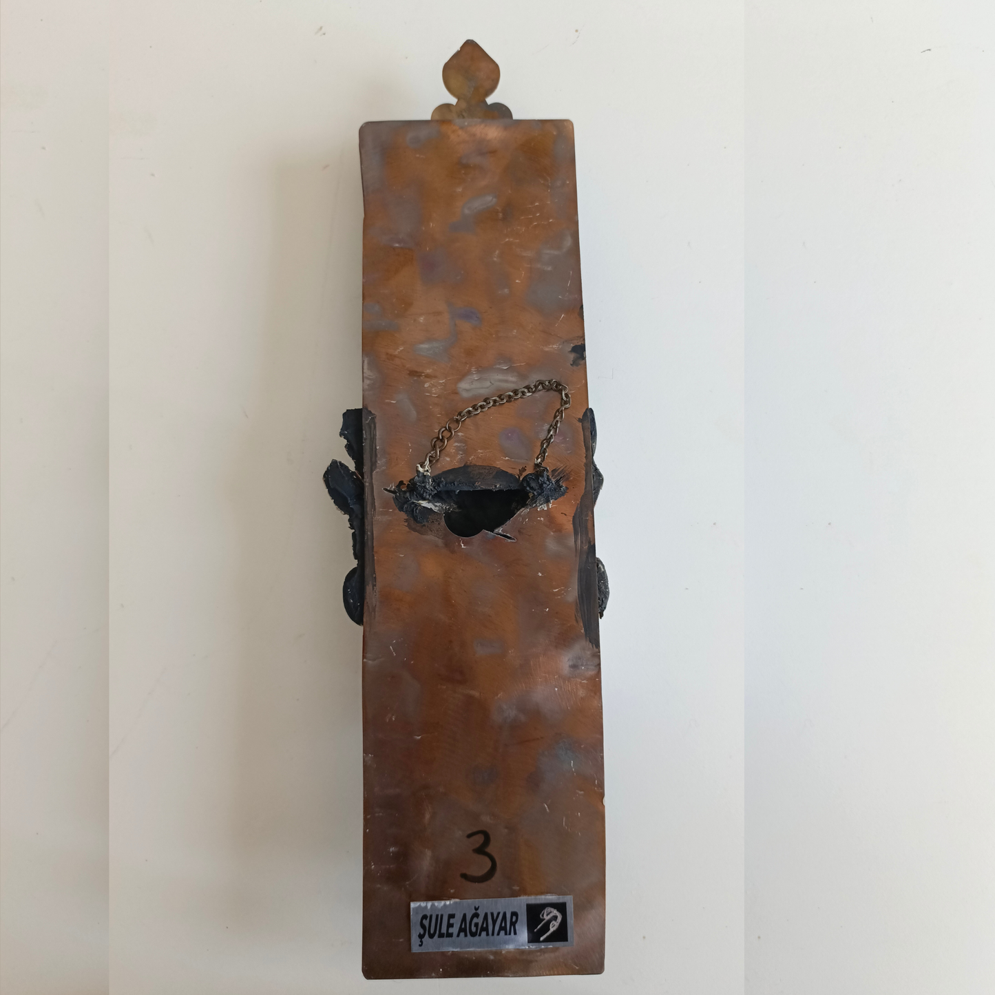 Ergenlik Maskesi Serisi No.39 Seramik-Metal Karışık Teknik Heykel