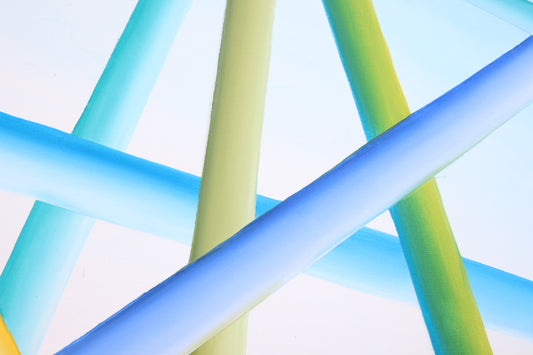 Mikado Serisi No.3 Yağlı Boya Tablosu(100x100)