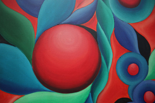 Portakal Ağacı Serisi No.1 Yağlı Boya Tablosu(100x200)