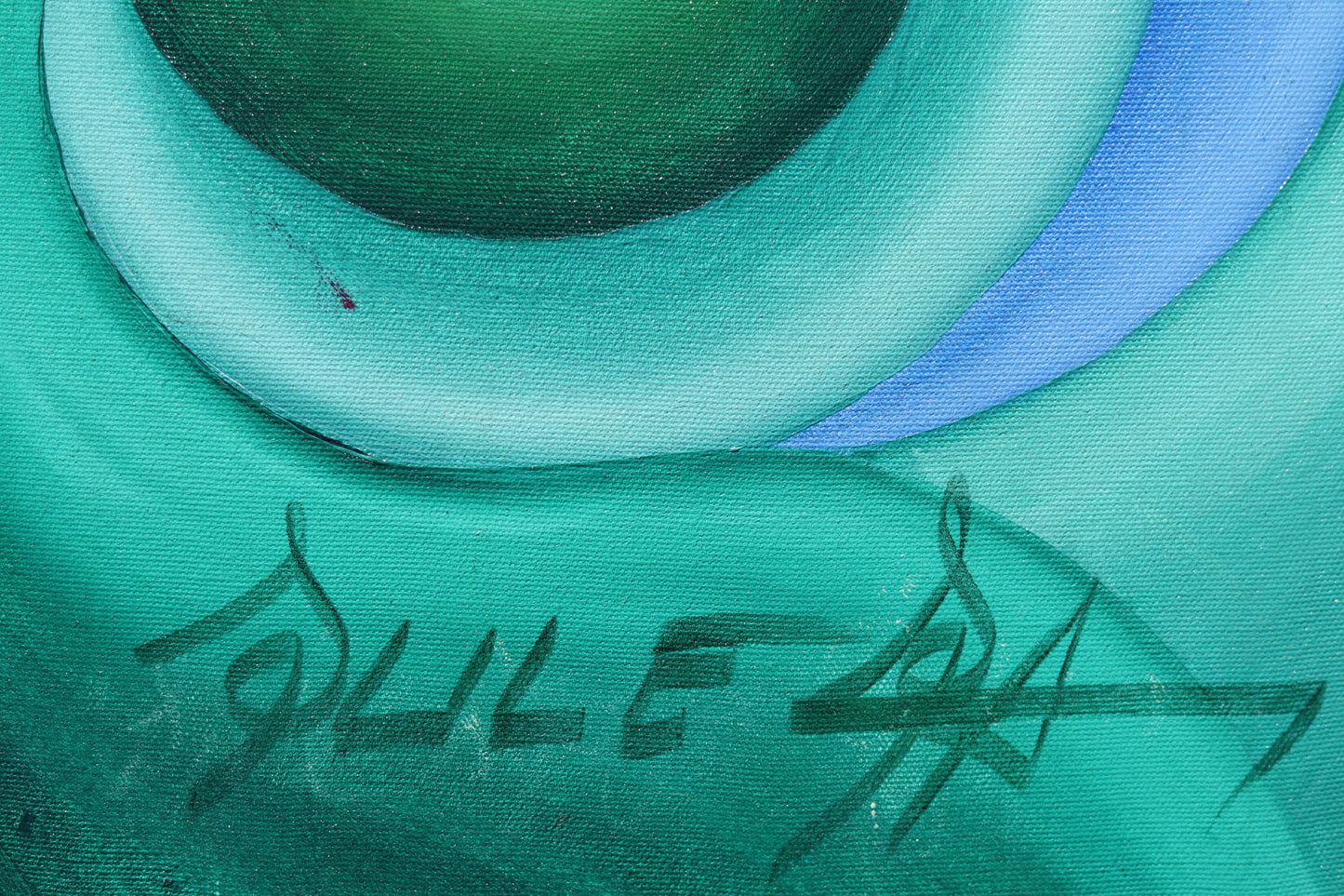 Portakal Ağacı Serisi No.5 Yağlı Boya Tablosu(100x100)