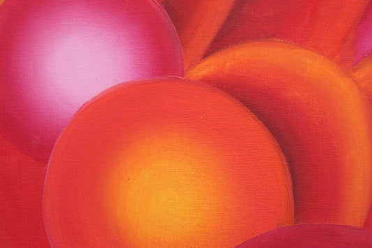 Portakal Ağacı Serisi No.6 Yağlı Boya Tablosu(100x100)