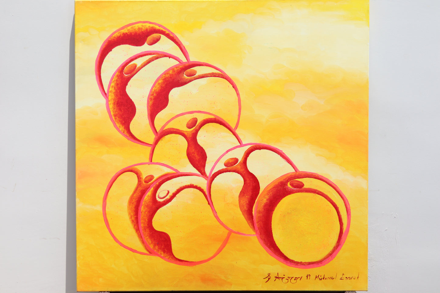 Kadın Serisi No.04 Mükemmel Esaret Yağlı Boya Tablosu(100x1000)