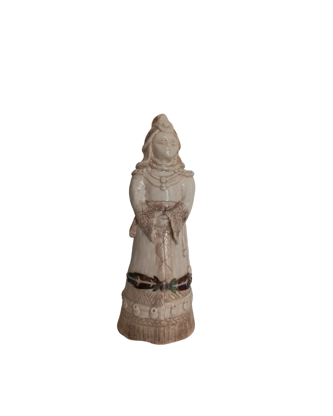 Ergenlik Maskesi Serisi No.13 Seramik-Metal Karışık Teknik Heykel