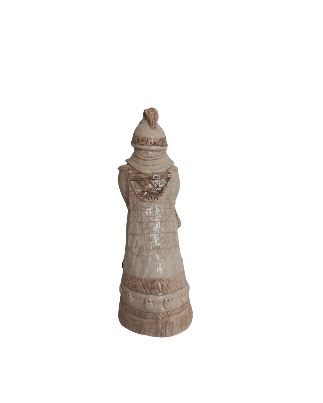 Ergenlik Maskesi Serisi No.13 Seramik-Metal Karışık Teknik Heykel