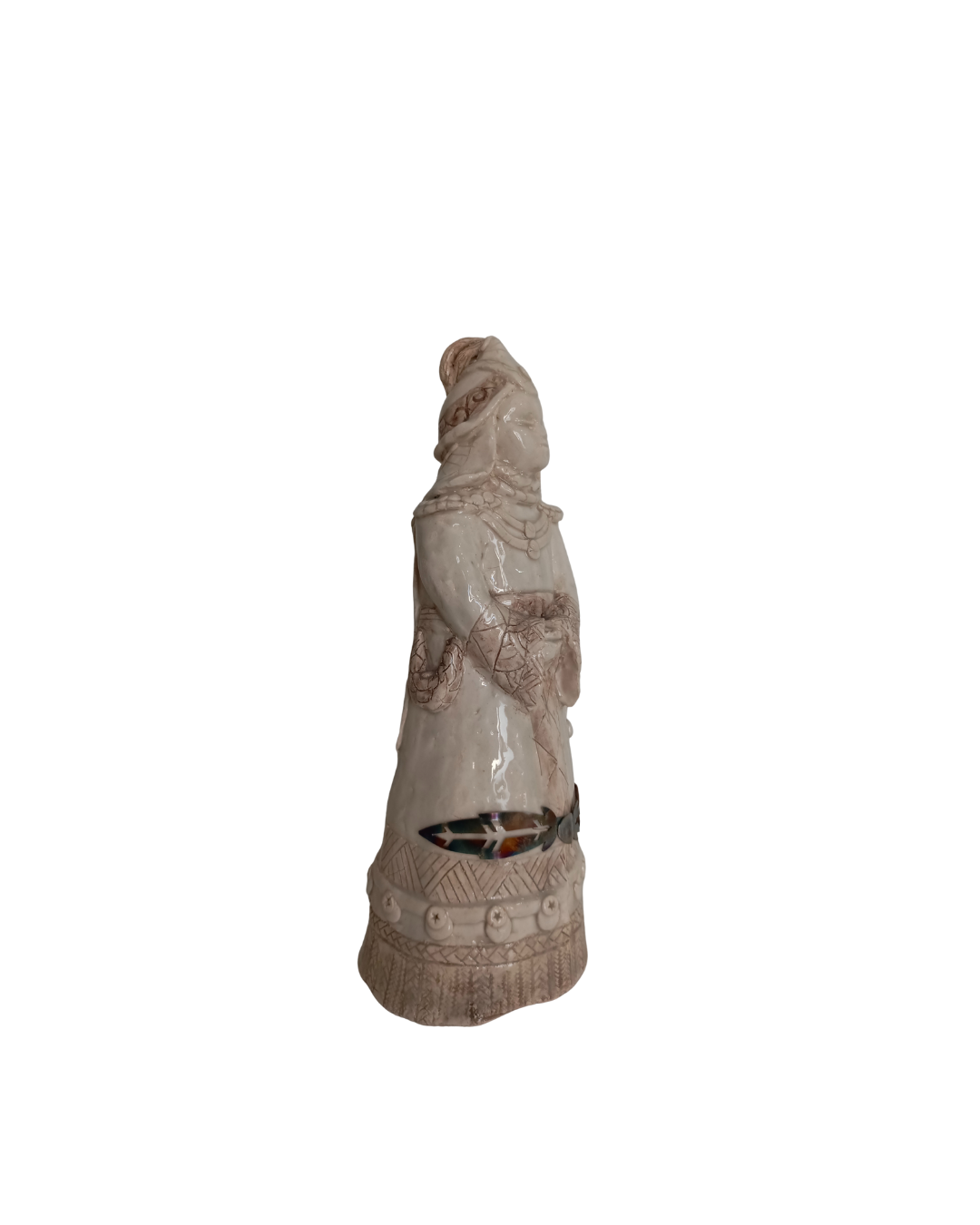 Ergenlik Maskesi Serisi No.13 Seramik-Metal Karışık Teknik Heykel