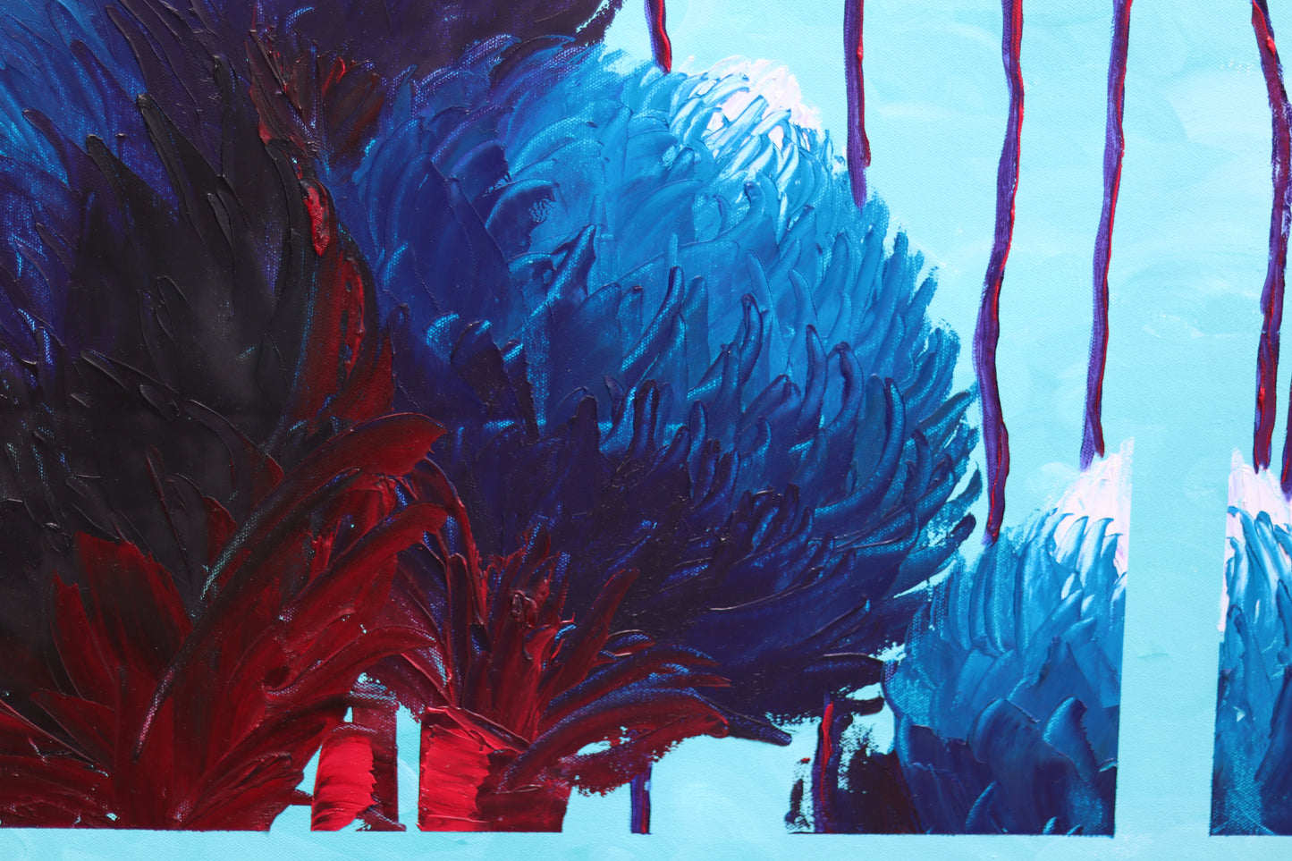 Krizantem Serisi No.09 Yağlı Boya Tablosu(100x70)