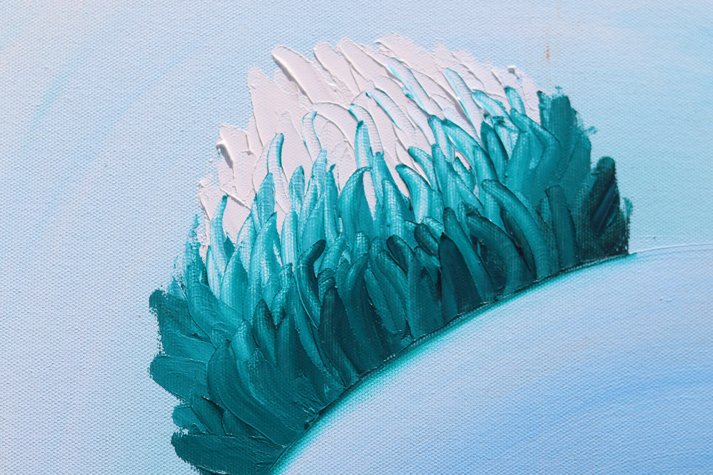 Krizantem Serisi No.10 Yağlı Boya Tablosu(140x70)