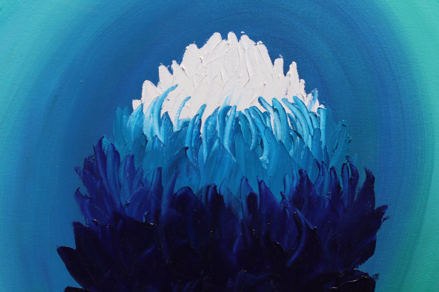 Krizantem Serisi No.10 Yağlı Boya Tablosu(140x70)