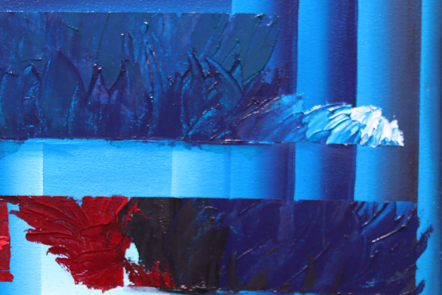 Krizantem Serisi No.13 Yağlı Boya Tablosu(180x60)