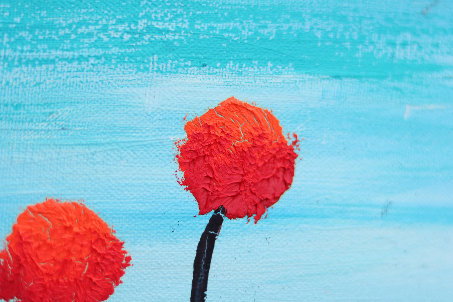 Krizantem Serisi No.19 Yağlı Boya Tablosu(50x30)