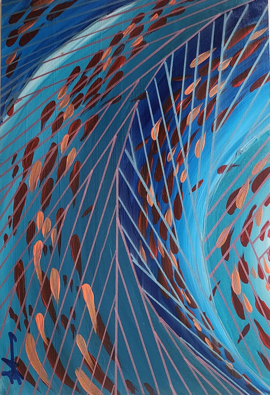 Hipnotik Seri No.08 - Akrilik Tablosu(20x30)