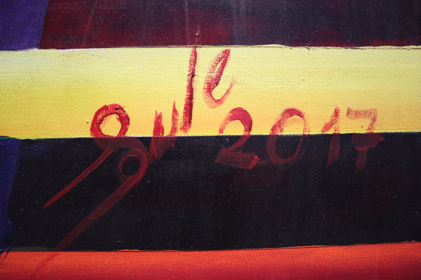 Mikado Serisi No.1 Yağlı Boya Tablosu(150x150)