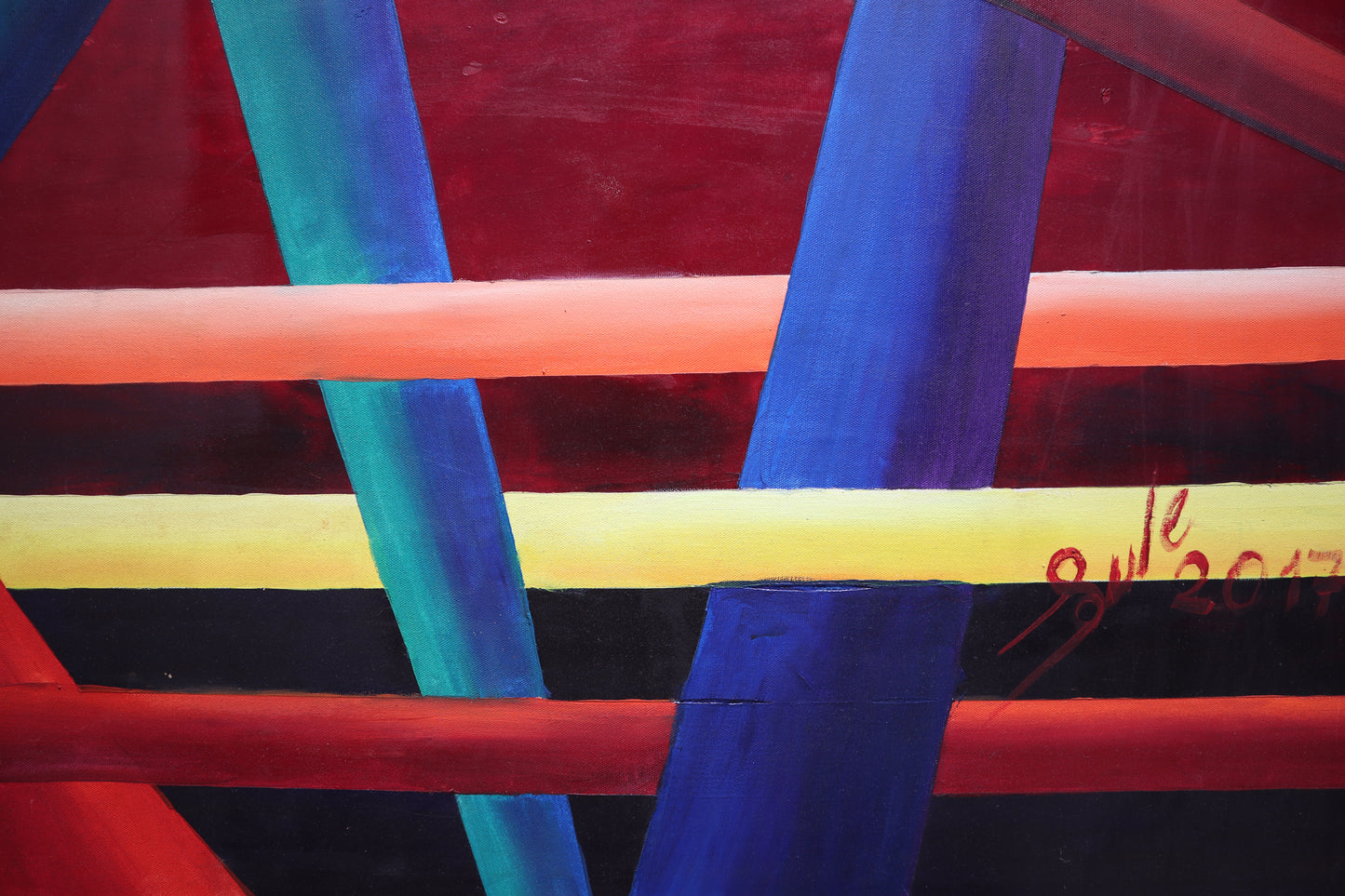 Mikado Serisi No.1 Yağlı Boya Tablosu(150x150)