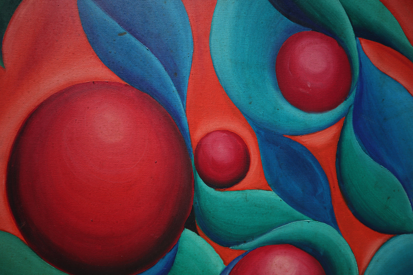 Portakal Ağacı Serisi No.3 Yağlı Boya Tablosu(200x60)