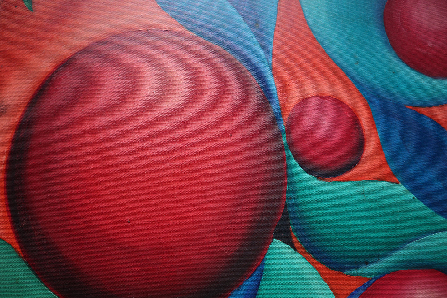 Portakal Ağacı Serisi No.3 Yağlı Boya Tablosu(200x60)