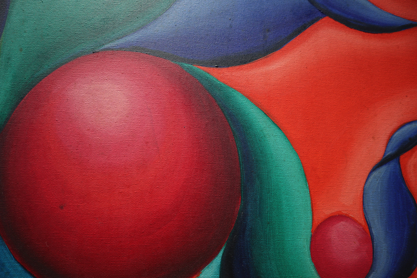 Portakal Ağacı Serisi No.3 Yağlı Boya Tablosu(200x60)