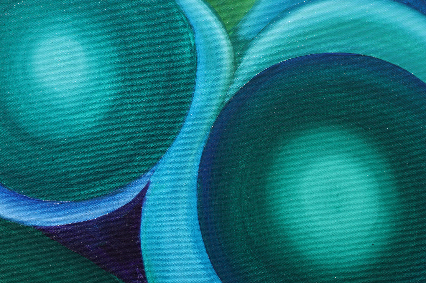 Portakal Ağacı Serisi No.5 Yağlı Boya Tablosu(100x100)