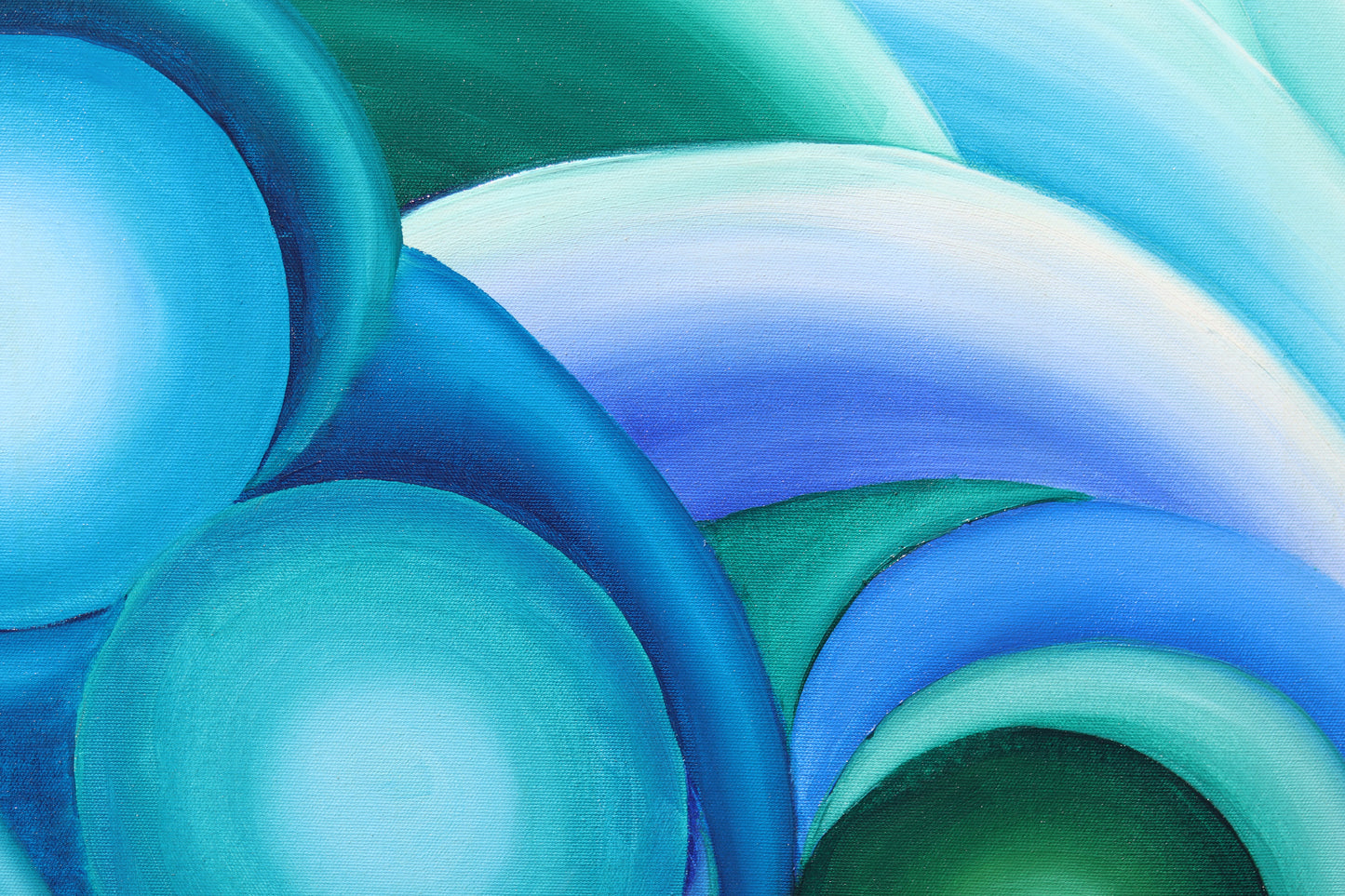 Portakal Ağacı Serisi No.5 Yağlı Boya Tablosu(100x100)