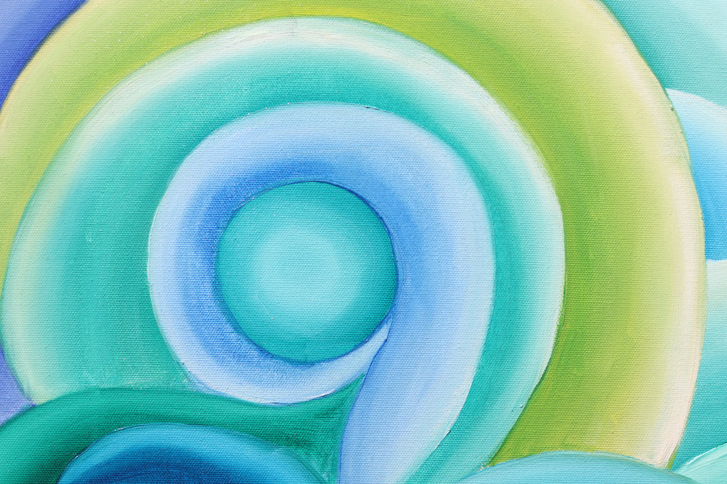 Portakal Ağacı Serisi No.5 Yağlı Boya Tablosu(100x100)