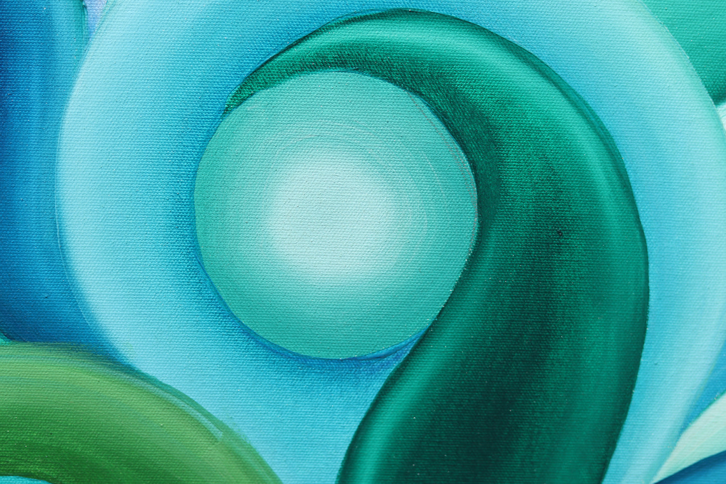 Portakal Ağacı Serisi No.5 Yağlı Boya Tablosu(100x100)