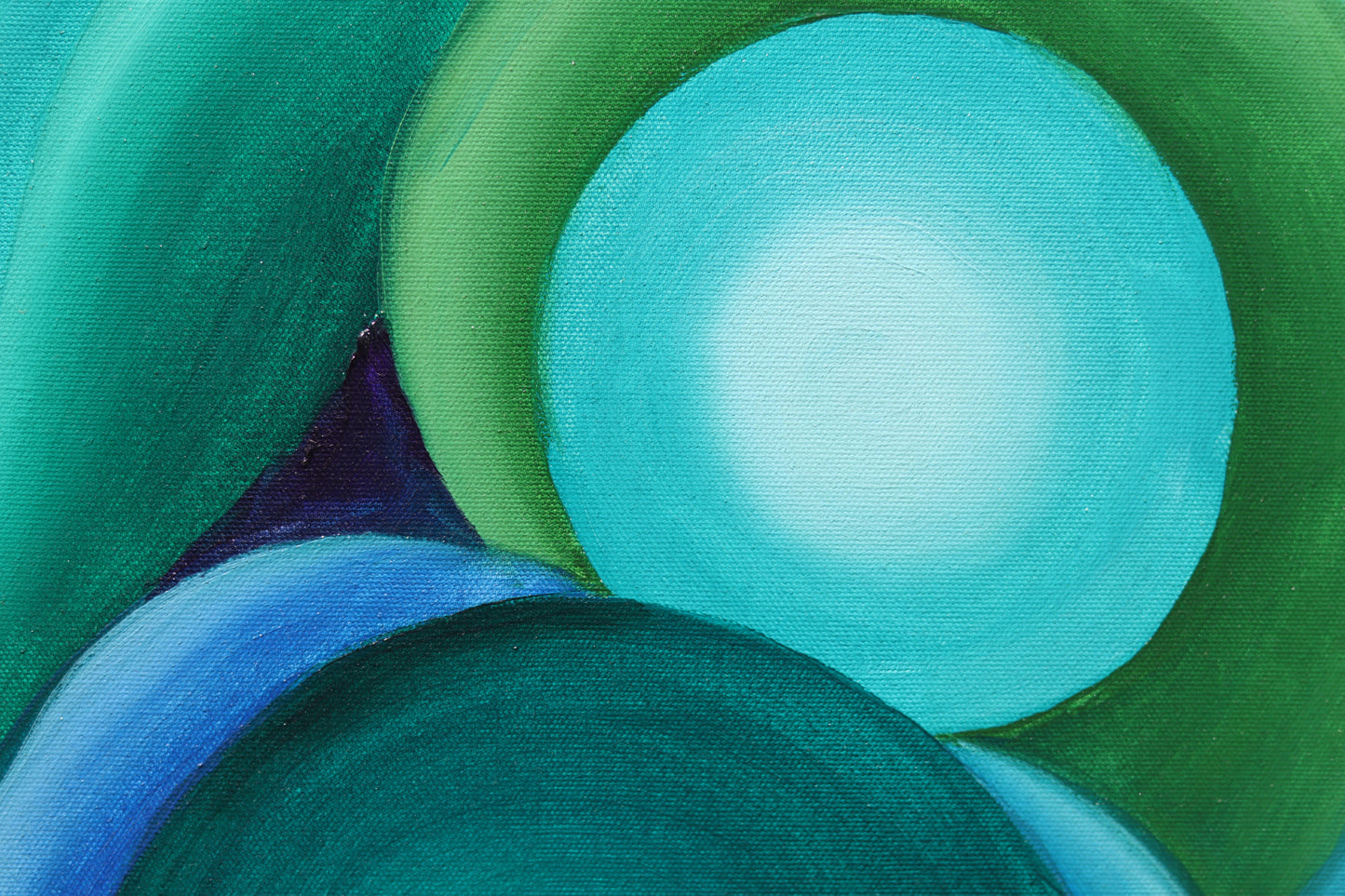 Portakal Ağacı Serisi No.5 Yağlı Boya Tablosu(100x100)