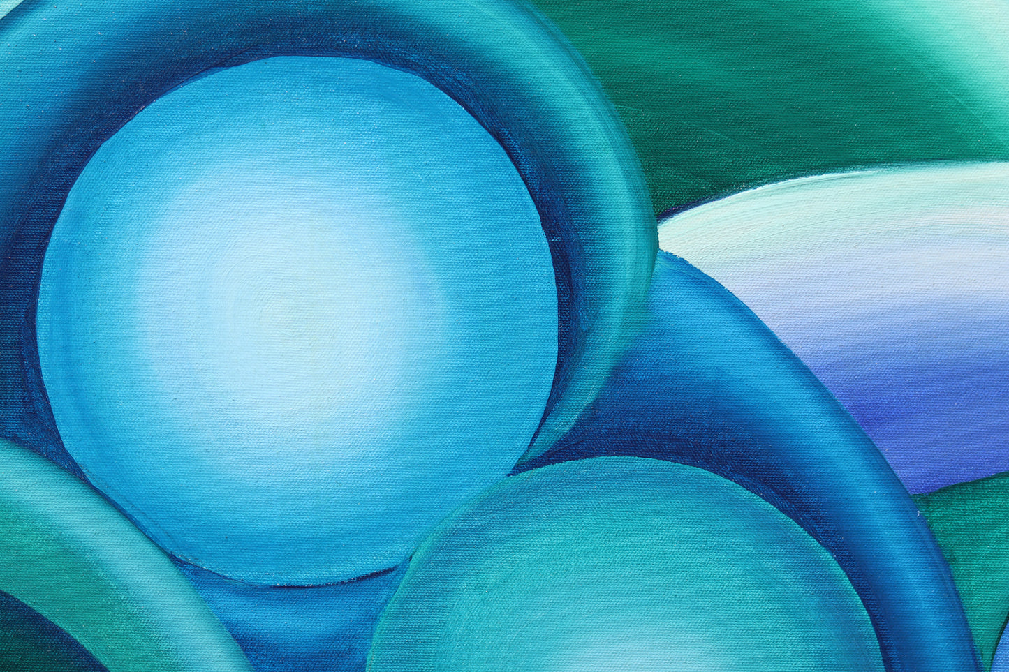 Portakal Ağacı Serisi No.5 Yağlı Boya Tablosu(100x100)