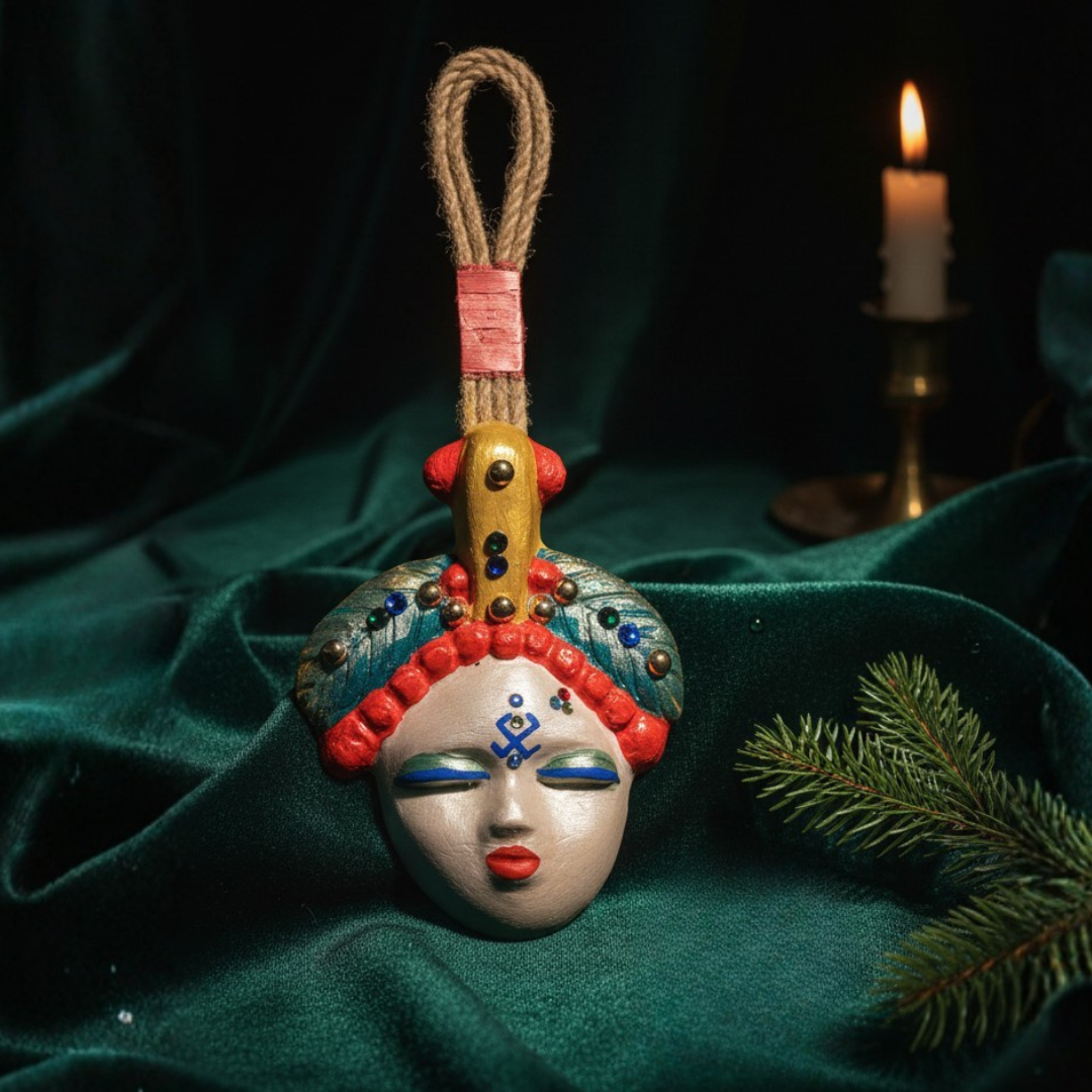 Şans Bebekleri – El Yapımı Seramik Maske