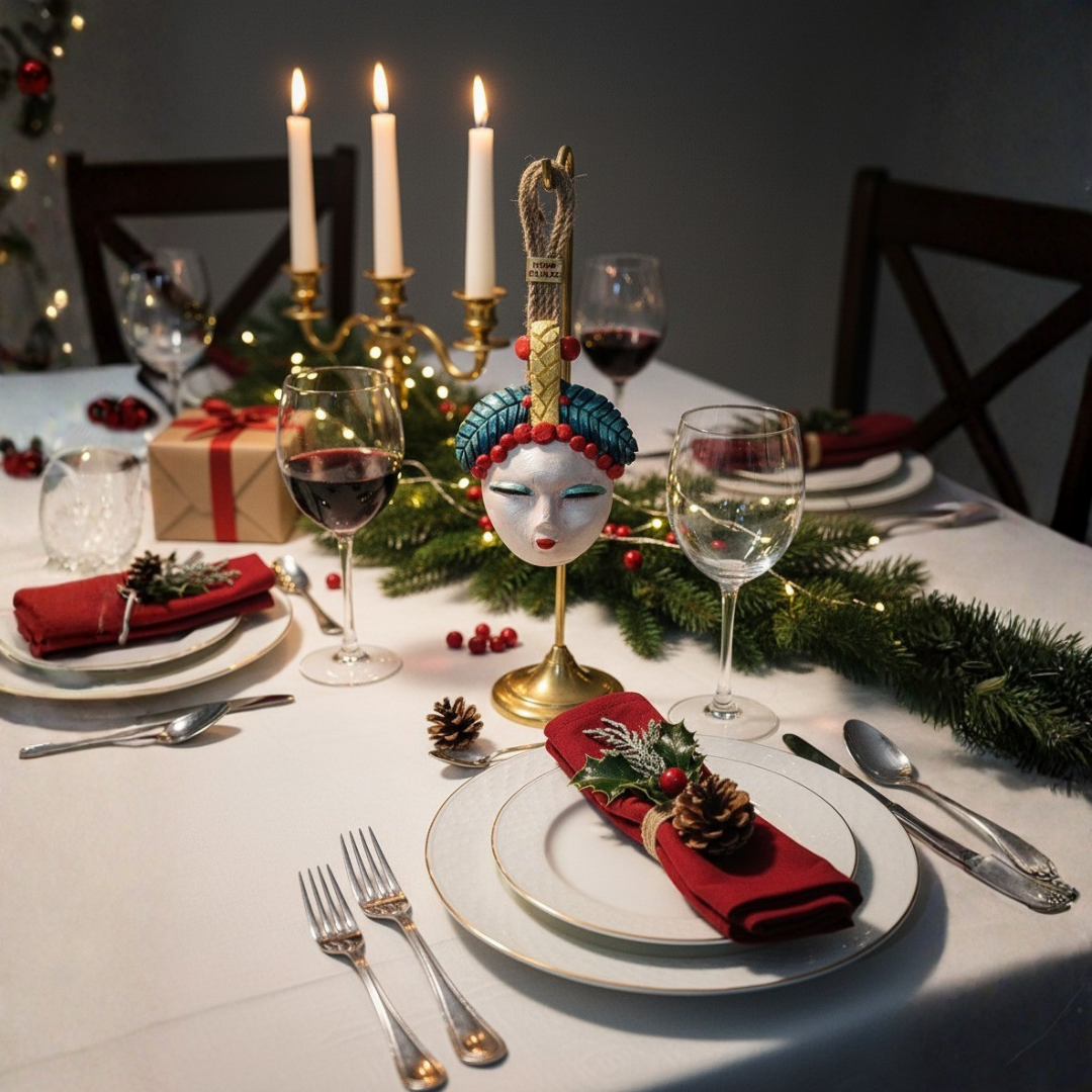 Şans Bebekleri – El Yapımı Seramik Maske