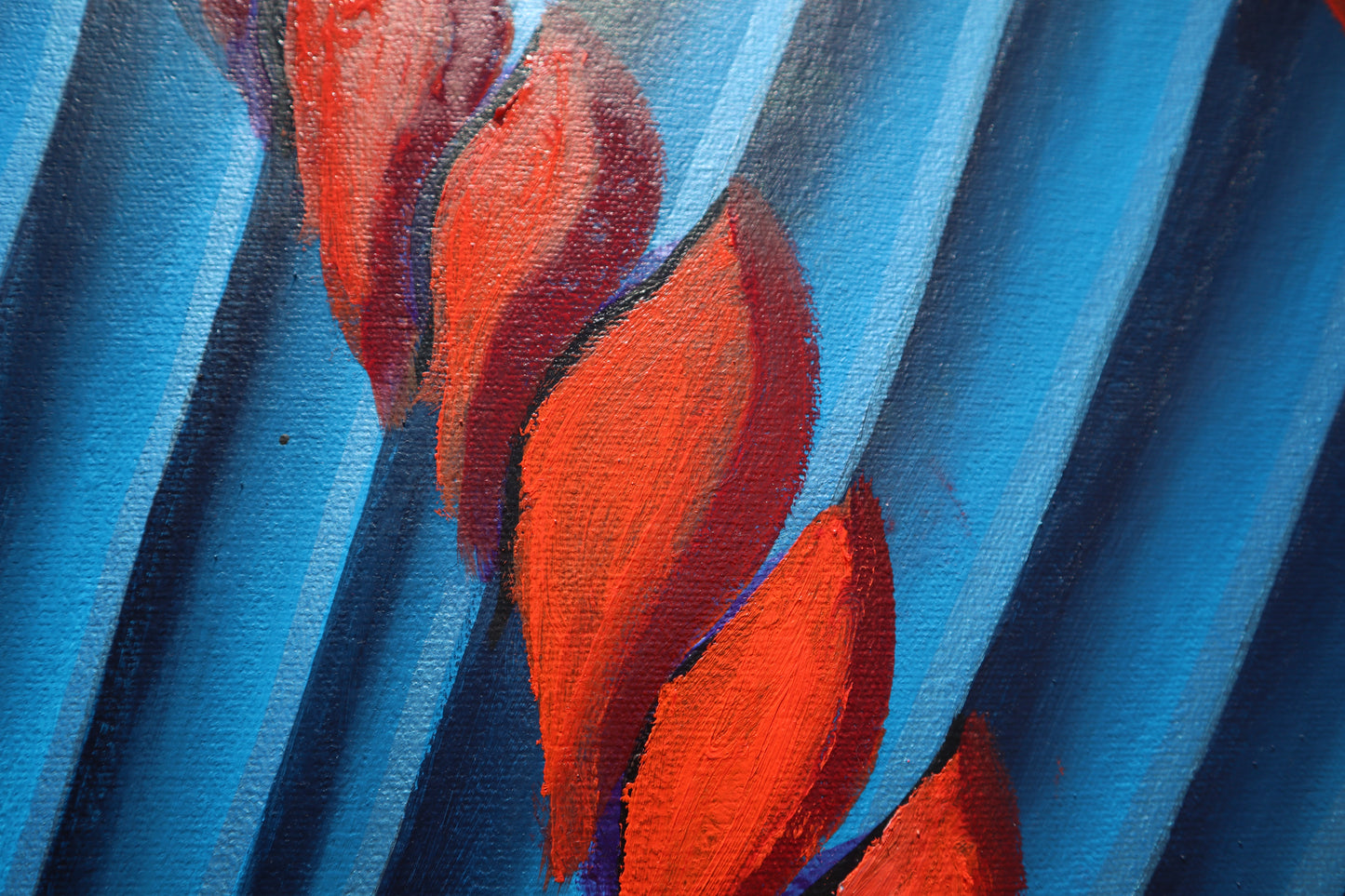 Kadın Serisi No.03 Yağlı Boya Tablosu(180x60)