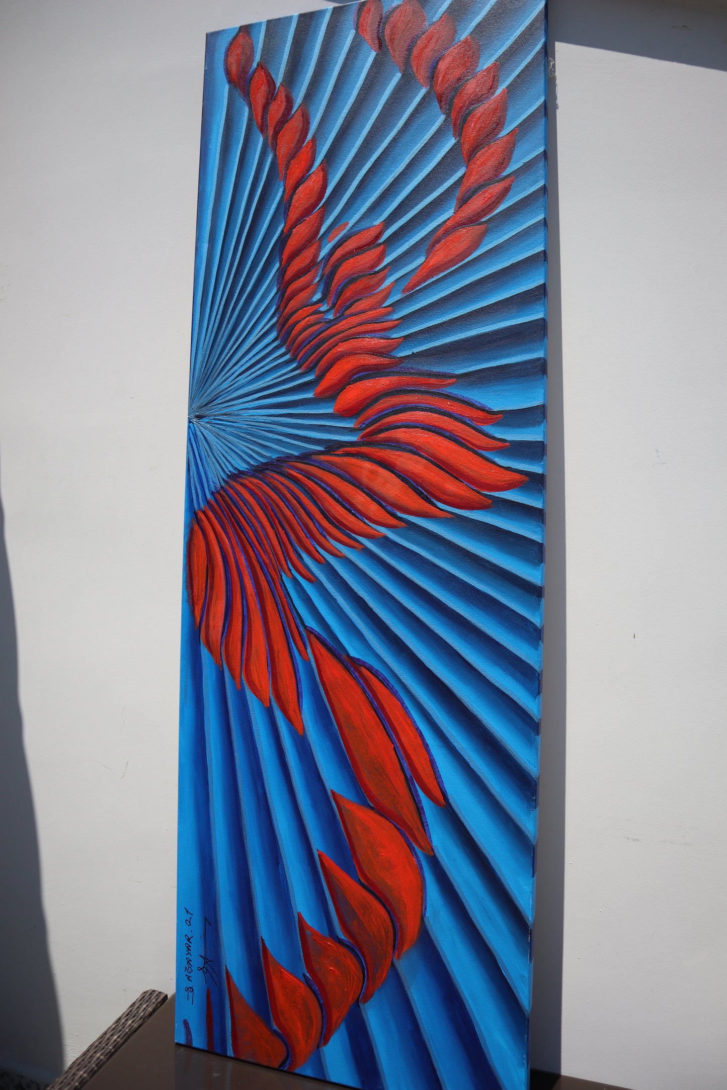 Kadın Serisi No.03 Yağlı Boya Tablosu(180x60)