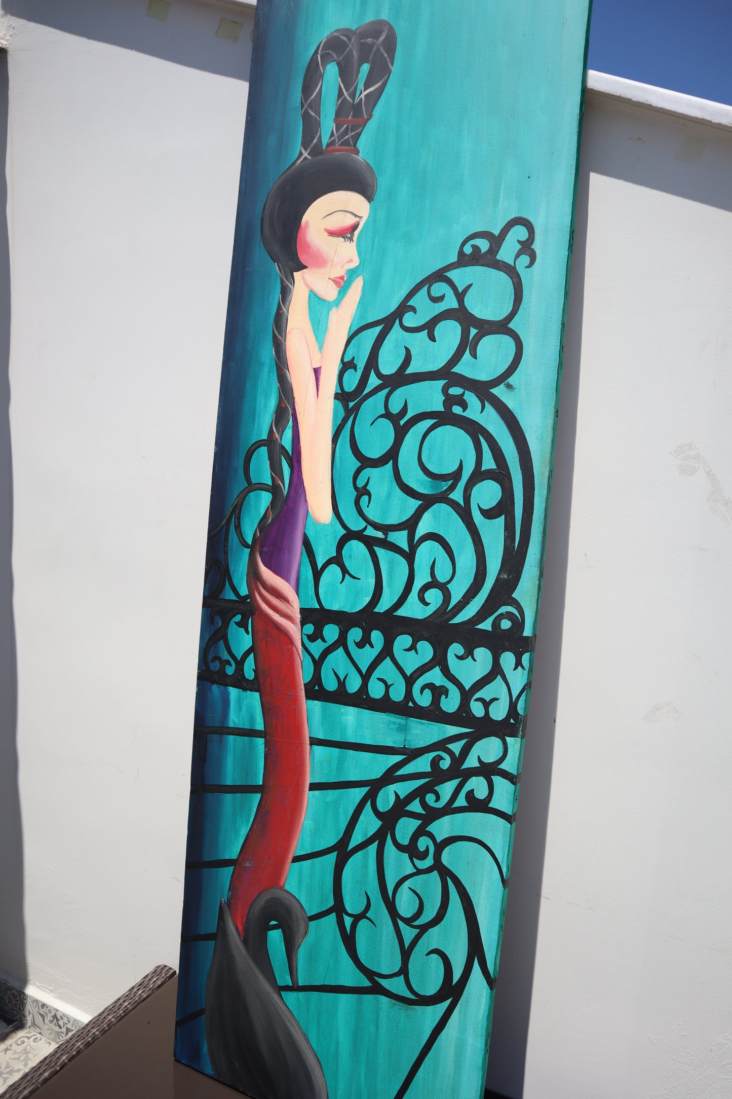 Kadın Serisi No.02 Yağlı Boya Tablosu(200x60)