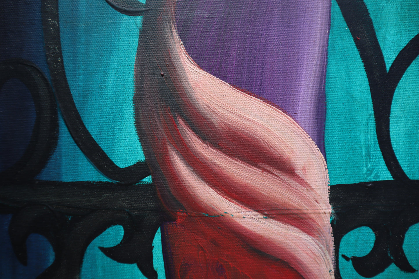 Kadın Serisi No.02 Yağlı Boya Tablosu(200x60)
