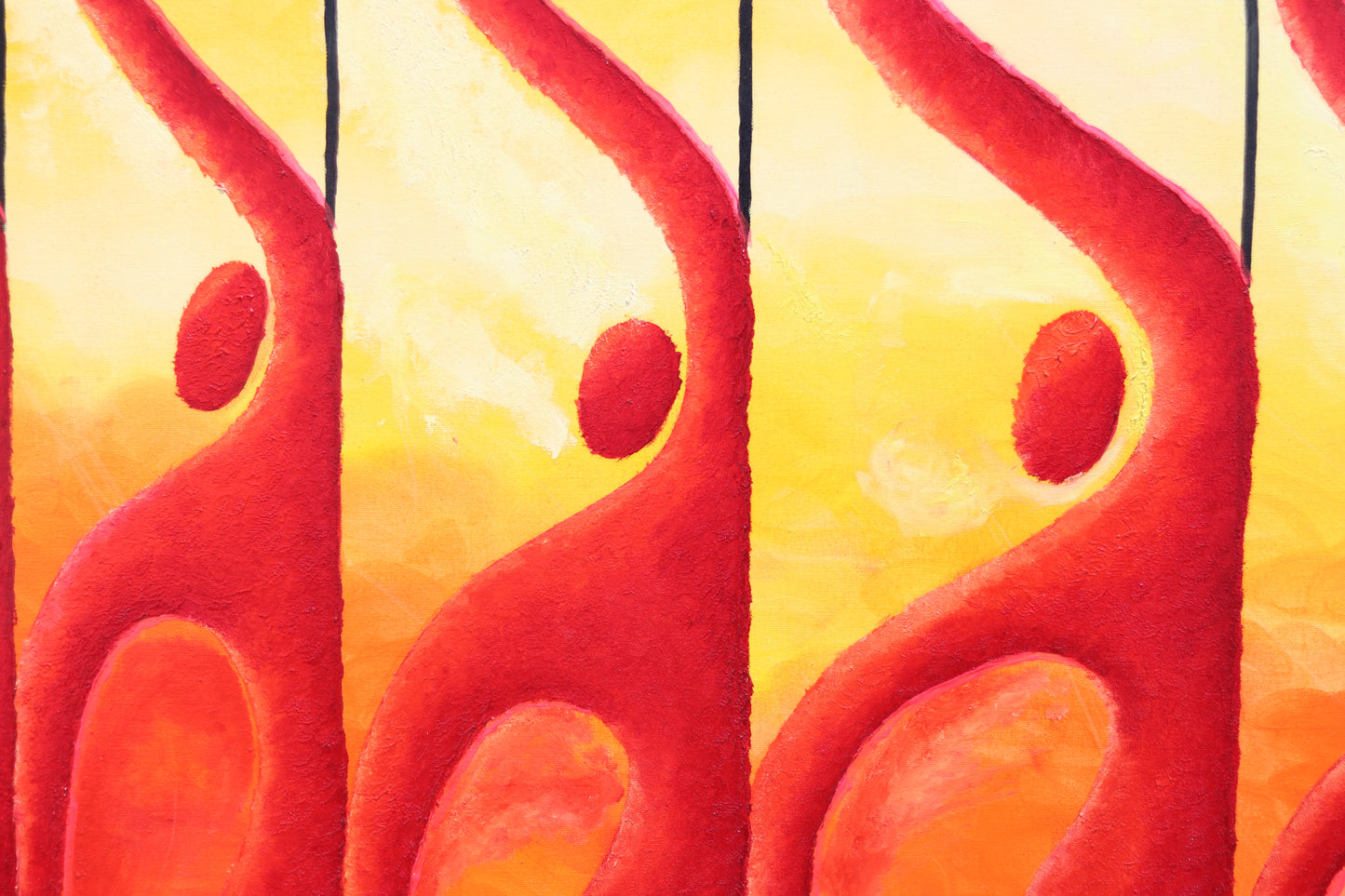 Kadın Serisi No.05 Güven Yağlı Boya Tablosu(100x100)